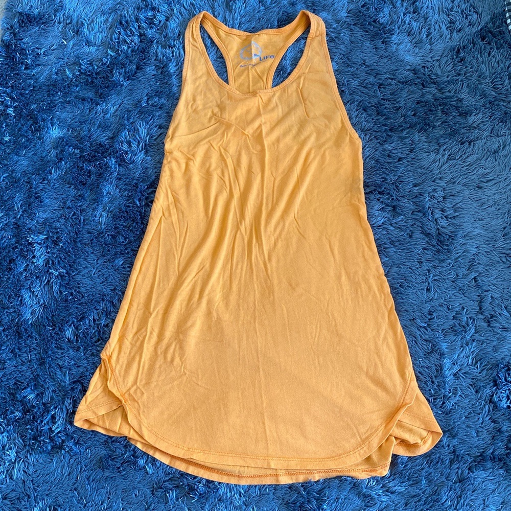 Blue life sheer tank top mini dress